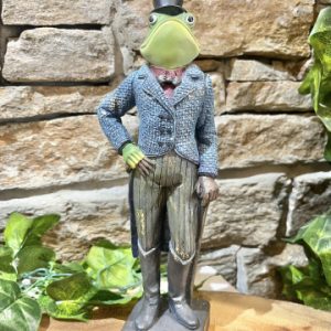 Dapper Animal Figurine Frog