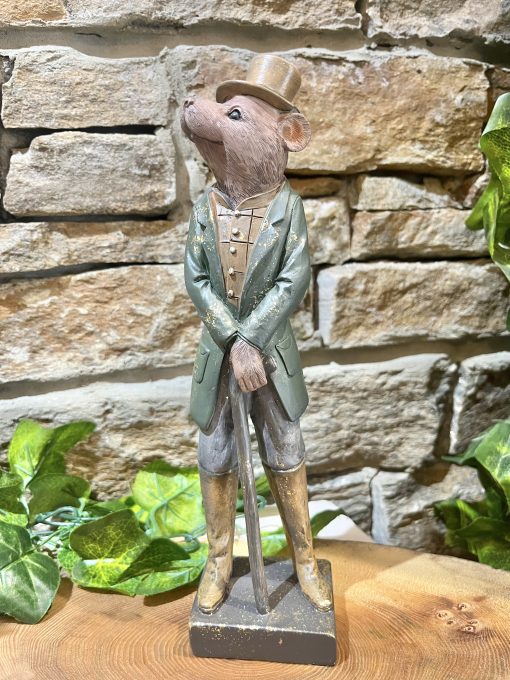 Dapper Animal Figurine Mouse