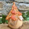 Autumn Owl With Leaf Hat Ornament - Image 2