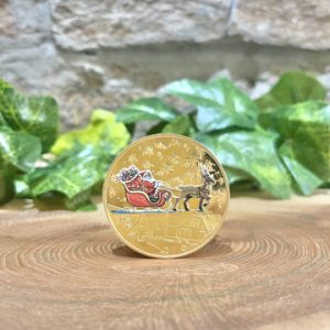 Santa & Sleigh Magic Gold Coin