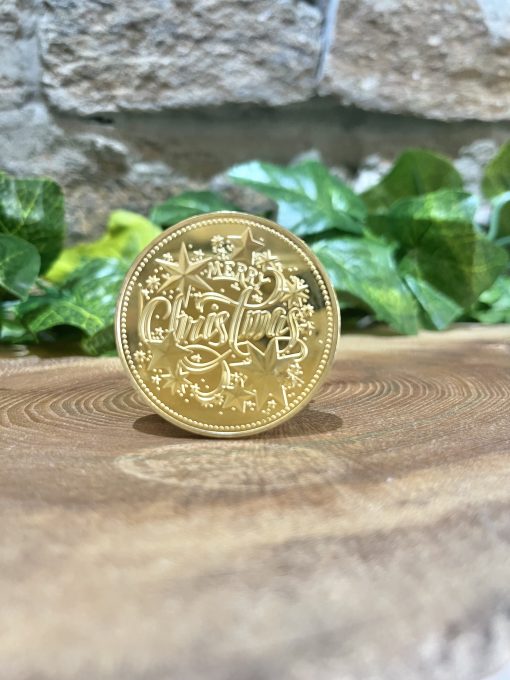 Santa & Sleigh Magic Gold Coin - Image 2