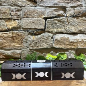 Triple Moon Incense Box with White Sage Sticks