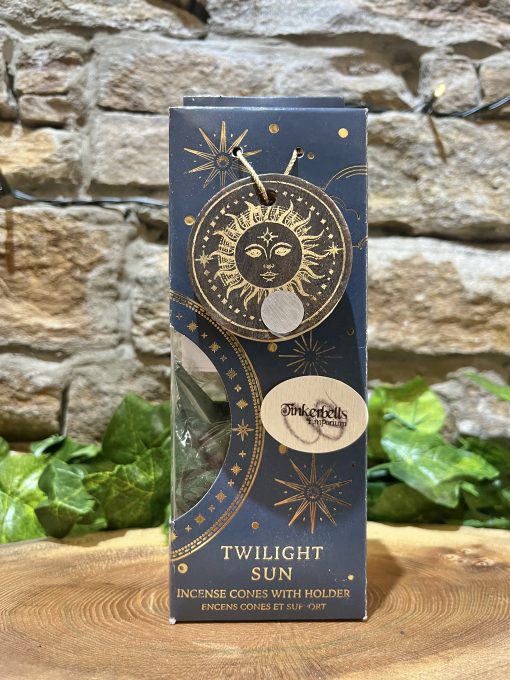 Twilight Sun Celestial Incense Cones With Holder