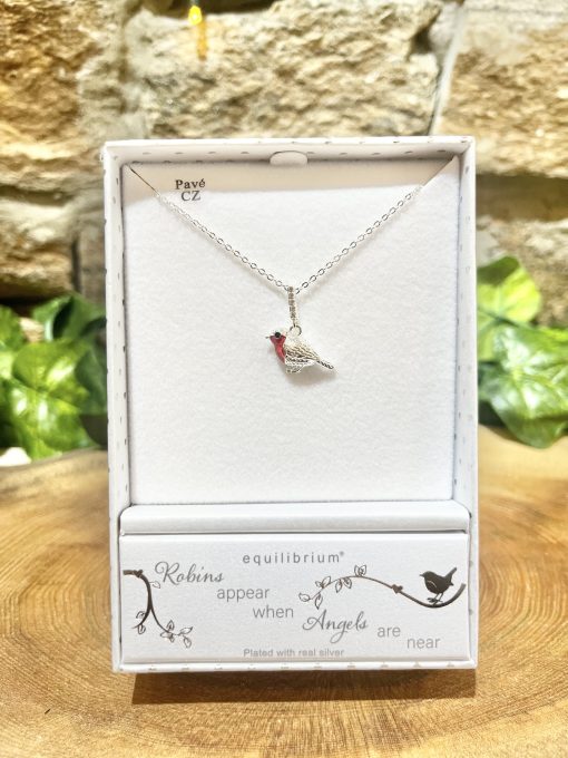 Robins Appear Silver Necklace