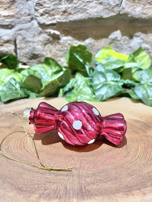 Sweetie Glass Bauble Pink