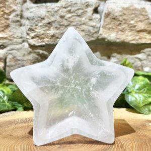 Star Selenite Crystal Charging Bowl