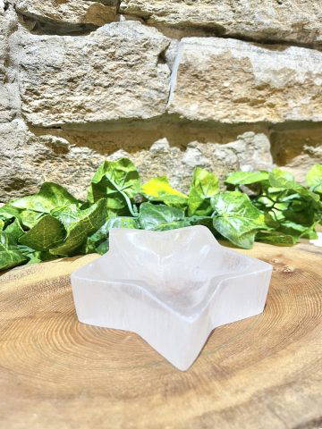 Star Selenite Crystal Charging Bowl - Image 2
