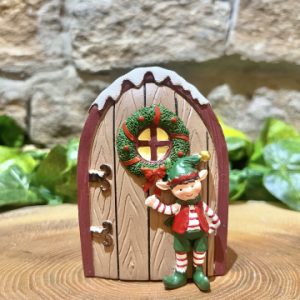 Christmas Elf Door Brown