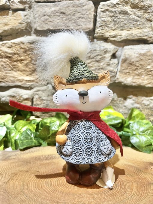 Fancy Fox In Hat Ornament