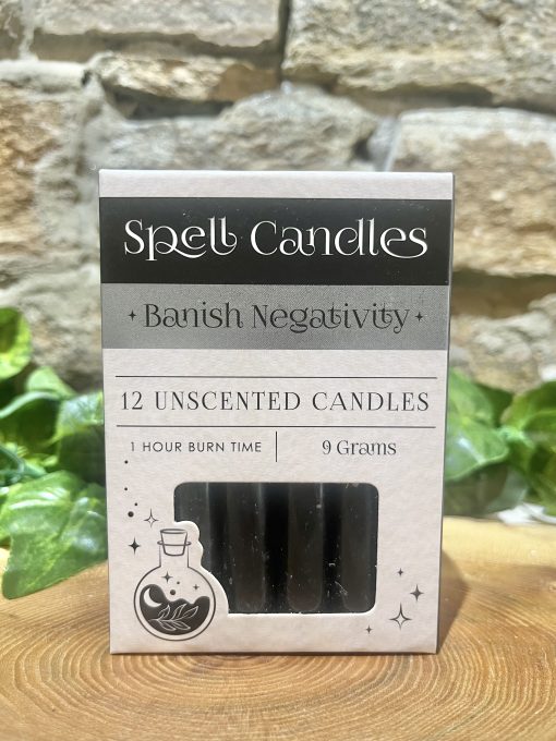 Magic Spell Candles Black Banishing Negativity