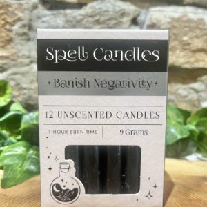 Magic Spell Candles Black Banishing Negativity