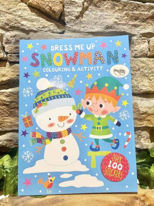 Dress Me Up Snowman Sticker Book