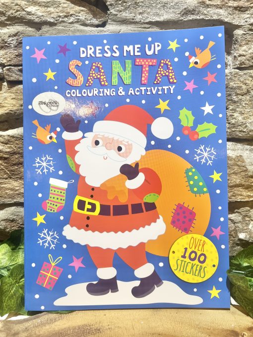 Dress Me Up Santa Sticker Book