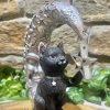 Luna Companion Black Cat Moon & Stars Ornament - Image 3
