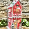 LED Light Up Gingerbread House Tall - Image 2