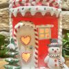 LED Light Up Gingerbread House Tall - Image 3
