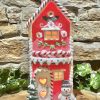 LED Light Up Gingerbread House Tall