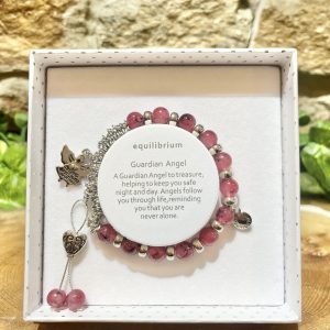 Guardian Angel Crystal Bracelet Purple Tinkerbells Emporium