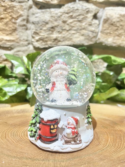 Festive Little Snow Globe Snowman