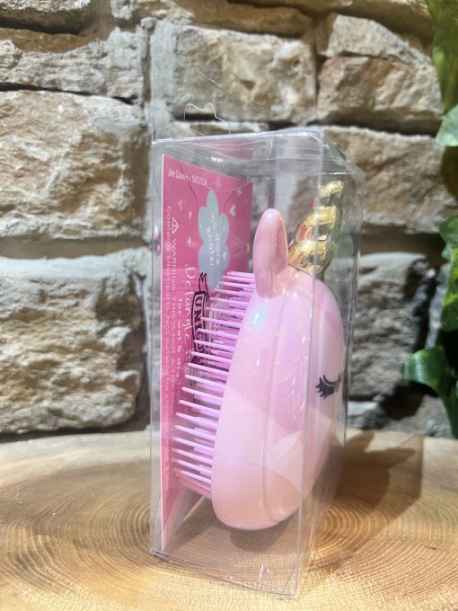 Unicorn Detangle Hair Brush Pink - Image 2