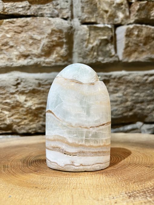 Pistachio Calcite Crystal Free Form 8cm