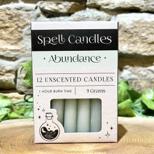 Magic Spell Candles Green Abundance