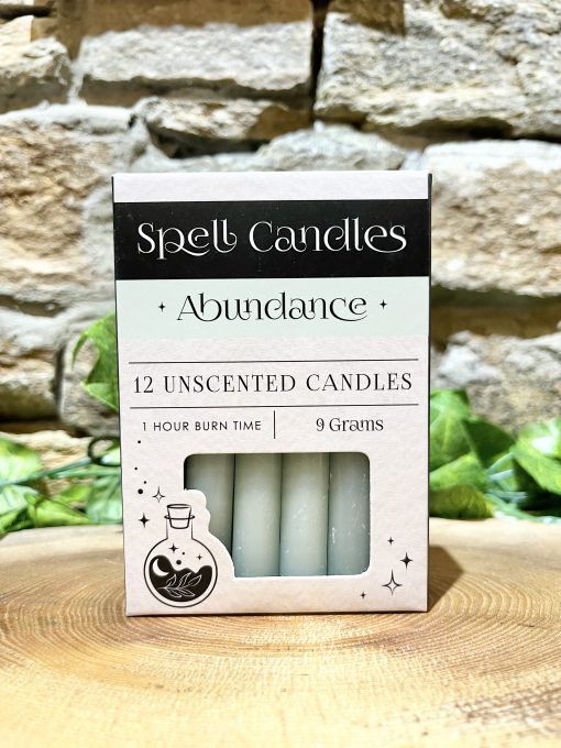 Magic Spell Candles Green Abundance