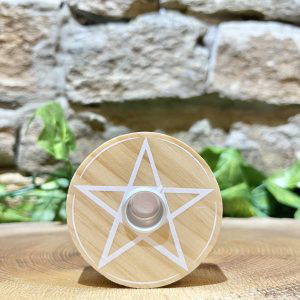 Pentagram Spell Candle Holder