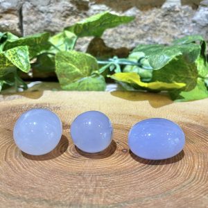 Blue Chalcedony Crystal Tumble 2cm