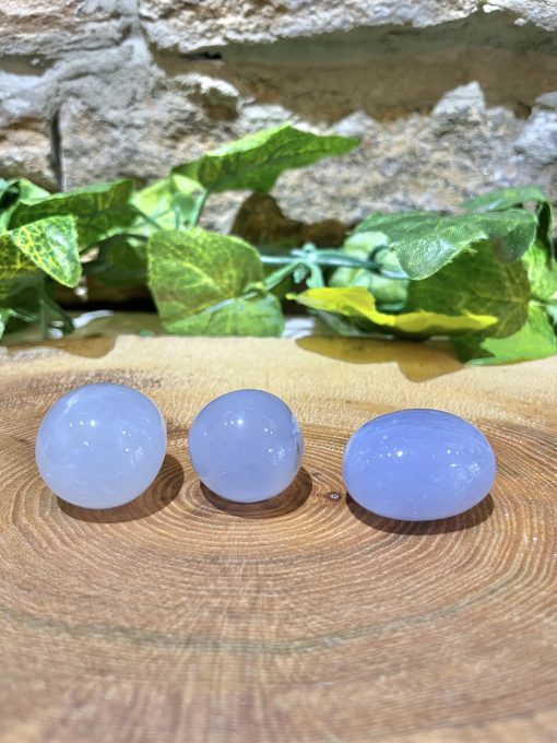 Blue Chalcedony Crystal Tumble 2cm
