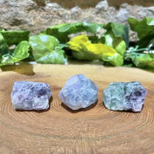 Fluorite Crystal Rough Stone 3cm