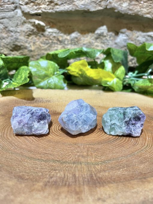 Fluorite Crystal Rough Stone 3cm