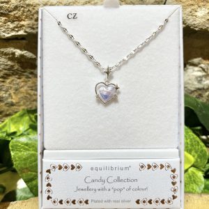 Candy Pop Heart Celestial Necklace