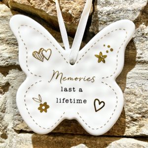 Memories Last A Lifetime Butterfly Hanger