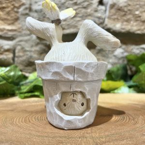 Bunny In Plant Pot Topsy Turvy