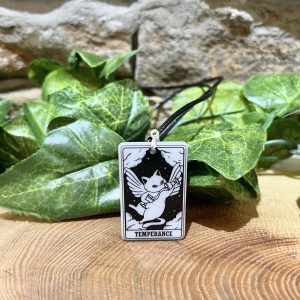 Tarot Card Necklace Temperance