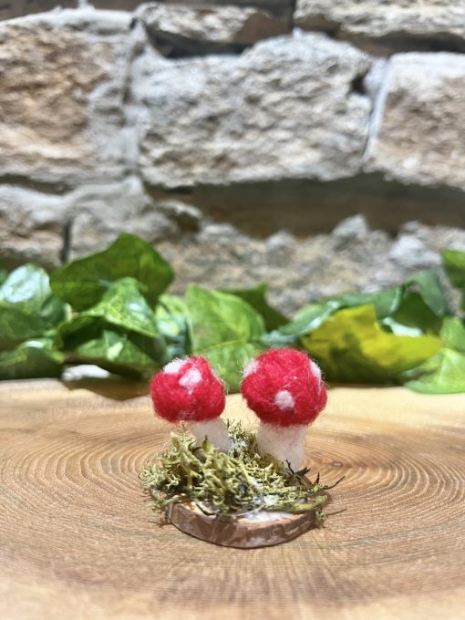 Hand Made Miniature Mushroom Patch