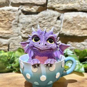 Dragon In Teacup Cuteling Ornament