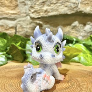 Hoardling Baby Dragon White Blue