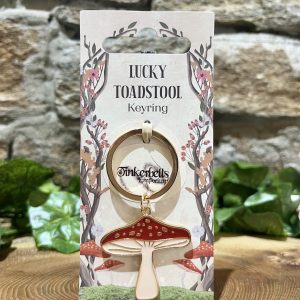 Woodland Lucky Toadstool Keyring
