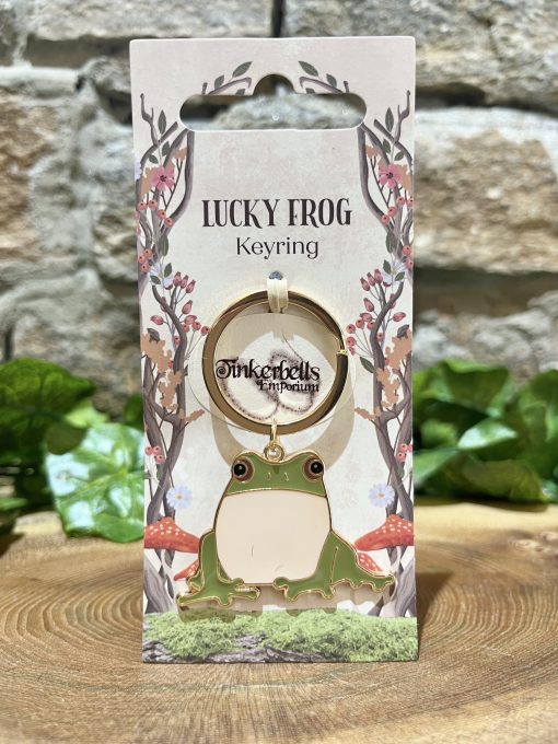 Woodland Lucky Frog Keyring