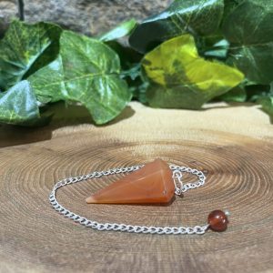 Crystal Pendulum Carnelian 3.5cm