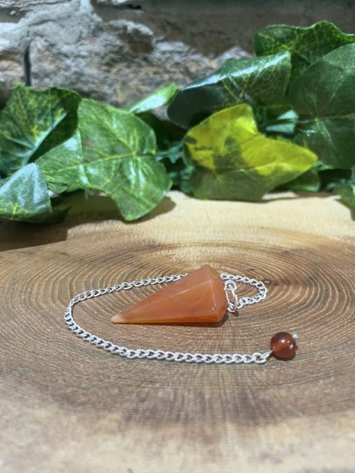 Crystal Pendulum Carnelian 3.5cm