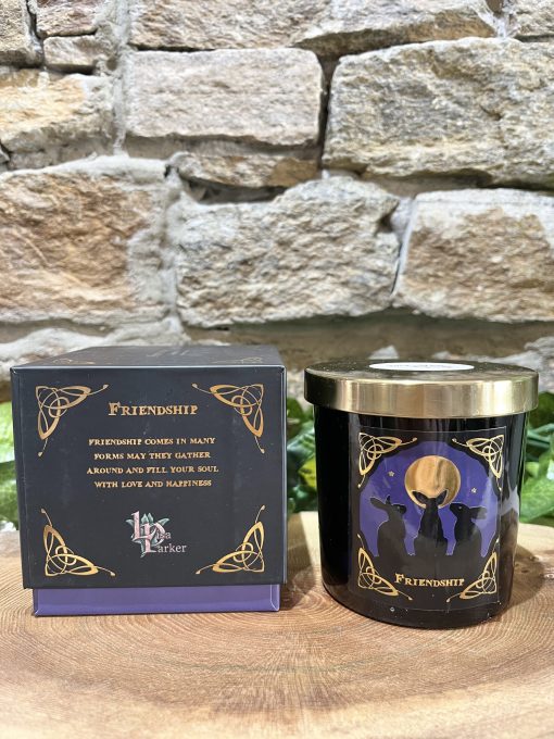Friendship Candle Three Hares Frangipani