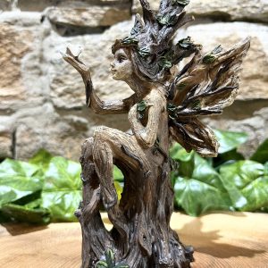 Woodland Fairy Sprite With Bird