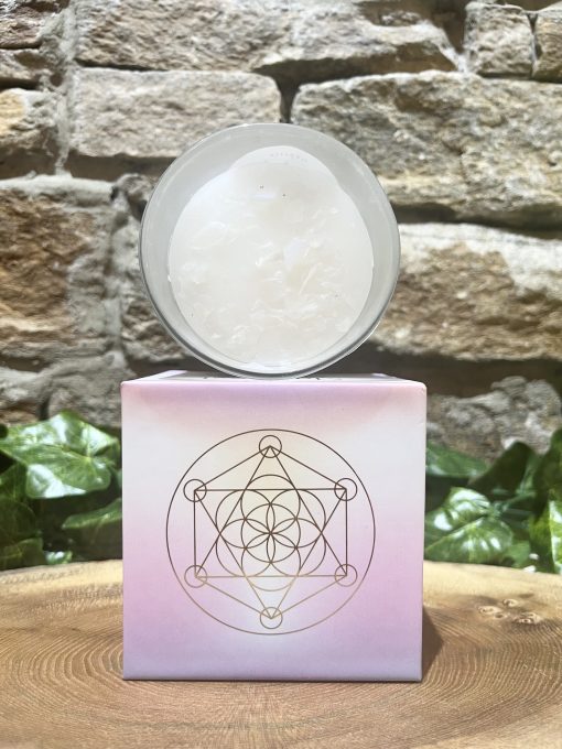Opalite Crystal Manifest Candle Lavender & Patchouli - Image 2