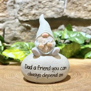 Little Gonk Pebble Ornament Dad