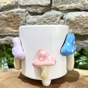Rainbow Pastel Toadstool Plant Pot