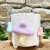 Rainbow Pastel Toadstool Plant Pot - Image 2