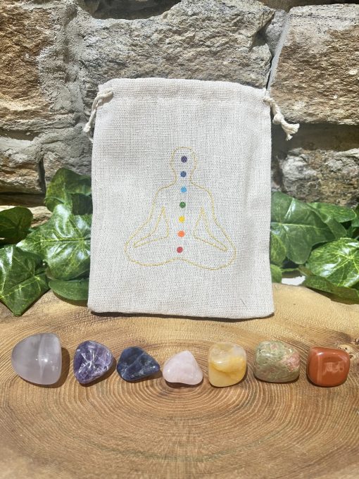 7 Chakra Crystal Set & Bag